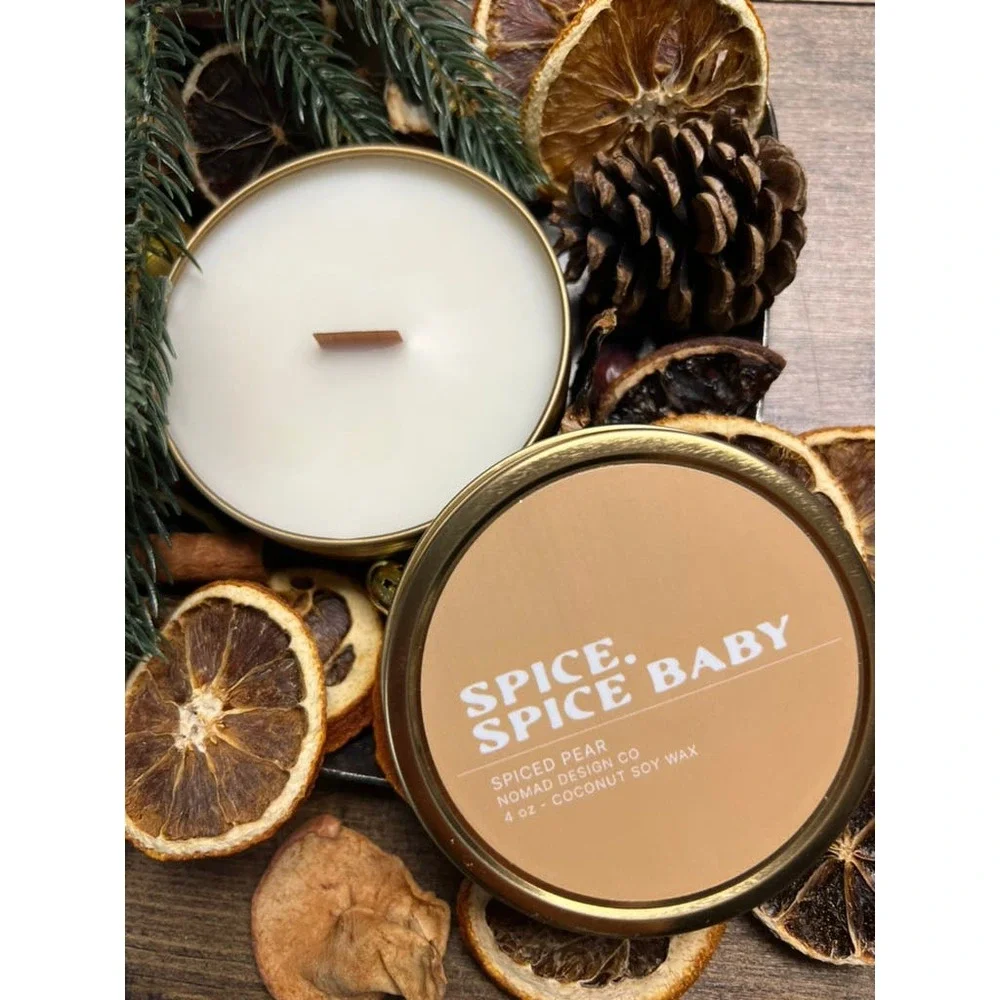 Spice Spice Baby Clean Scent Candle 4oz Tin